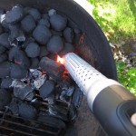 Looftlighter för att tända grillen